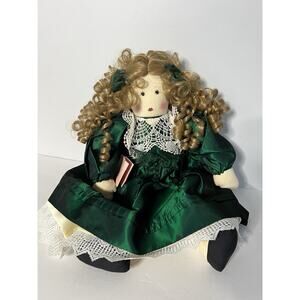 Vintage Marilyn' Memories Handmade Soft Cloth Victorian Stuffed Pillow Rag Doll